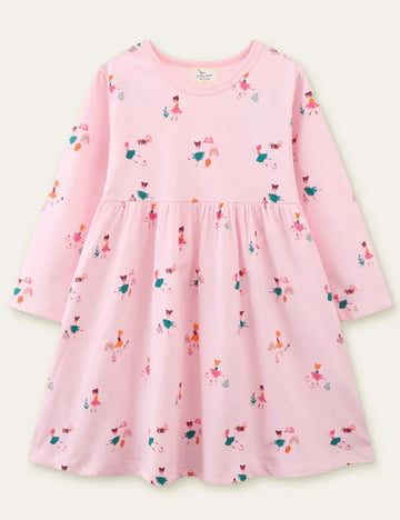 Dancing Fairy Printed Dress - Mini Taylor